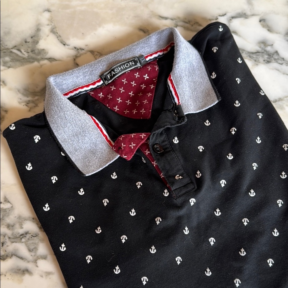 Vintage Nautical Polo Shirt Youth/Boys XL